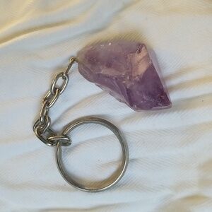 Amethyst keychain